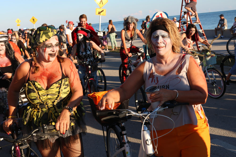 Zombie Bike Ride 2018 photo - Duval Street, Key West